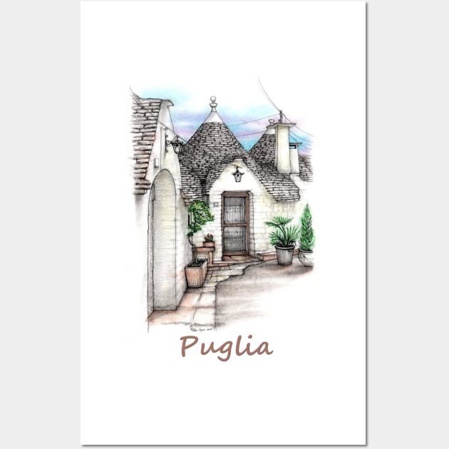 Puglia, Alberobello-BA (Italy) Wall Art by manisketcher